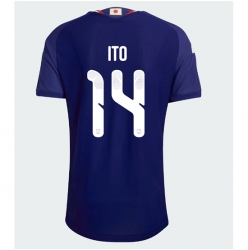 Japan Junya Ito #14 Hjemmedrakt VM 2026 Kortermet