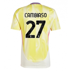 Juventus Andrea Cambiaso #27 Bortedrakt 2024-25 Kortermet