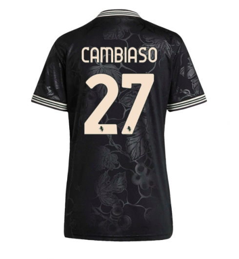 Juventus Andrea Cambiaso #27 Tredjedrakt Dame 2025-26 Kortermet Juventus Andrea Cambiaso #27 Tredjedrakt Dame 2025-26 Kortermet