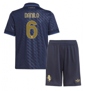 Juventus Danilo Luiz #6 Tredjedraktsett Barn 2024-25 Kortermet (+ Korte bukser)
