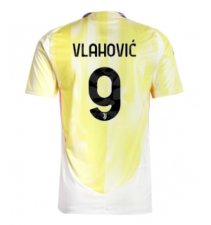 Juventus Dusan Vlahovic #9 Bortedrakt 2024-25 Kortermet