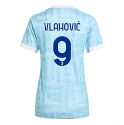 Juventus Dusan Vlahovic #9 Bortedrakt Dame 2025-26 Kortermet