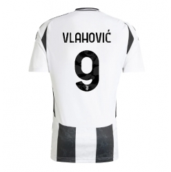 Juventus Dusan Vlahovic #9 Hjemmedrakt 2024-25 Kortermet