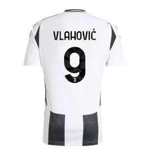 Juventus Dusan Vlahovic #9 Hjemmedrakt 2024-25 Kortermet