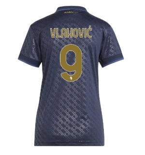 Juventus Dusan Vlahovic #9 Tredjedrakt Dame 2024-25 Kortermet