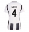 Juventus Federico Gatti #4 Hjemmedrakt Dame 2024-25 Kortermet