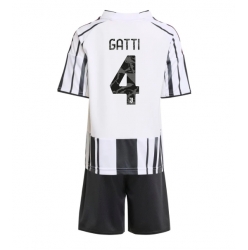 Juventus Federico Gatti #4 Hjemmedraktsett Barn 2025-26 Kortermet (+ Korte bukser)