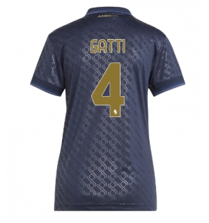 Juventus Federico Gatti #4 Tredjedrakt Dame 2024-25 Kortermet