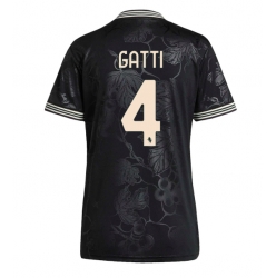 Juventus Federico Gatti #4 Tredjedrakt Dame 2025-26 Kortermet
