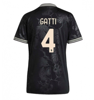 Juventus Federico Gatti #4 Tredjedrakt Dame 2025-26 Kortermet
