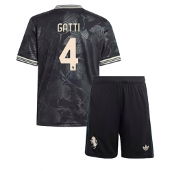 Juventus Federico Gatti #4 Tredjedraktsett Barn 2025-26 Kortermet (+ Korte bukser)