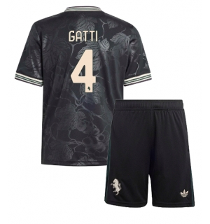 Juventus Federico Gatti #4 Tredjedraktsett Barn 2025-26 Kortermet (+ Korte bukser)