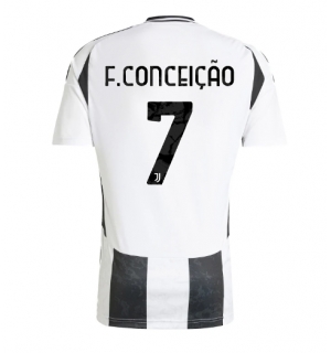 Juventus Francisco Conceicao #7 Hjemmedrakt 2024-25 Kortermet