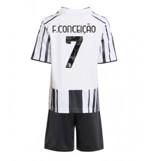 Juventus Francisco Conceicao #7 Hjemmedraktsett Barn 2025-26 Kortermet (+ Korte bukser)