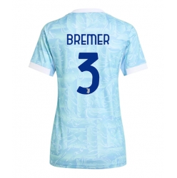 Juventus Gleison Bremer #3 Bortedrakt Dame 2025-26 Kortermet