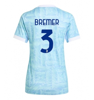 Juventus Gleison Bremer #3 Bortedrakt Dame 2025-26 Kortermet