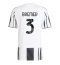 Juventus Gleison Bremer #3 Hjemmedrakt 2025-26 Kortermet