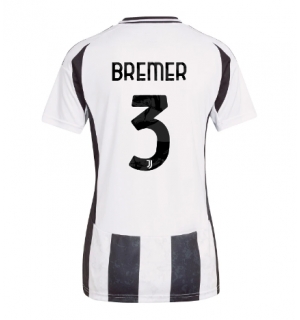Juventus Gleison Bremer #3 Hjemmedrakt Dame 2024-25 Kortermet
