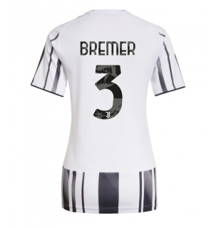 Juventus Gleison Bremer #3 Hjemmedrakt Dame 2025-26 Kortermet