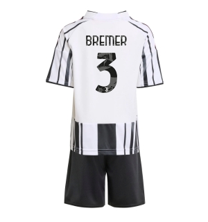 Juventus Gleison Bremer #3 Hjemmedraktsett Barn 2025-26 Kortermet (+ Korte bukser)