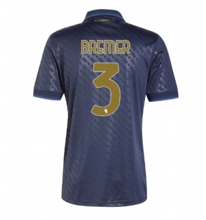 Juventus Gleison Bremer #3 Tredjedrakt 2024-25 Kortermet