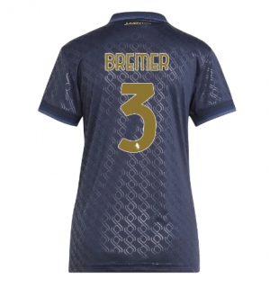 Juventus Gleison Bremer #3 Tredjedrakt Dame 2024-25 Kortermet