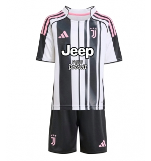 Juventus Hjemmedraktsett Barn 2025-26 Kortermet (+ Korte bukser)