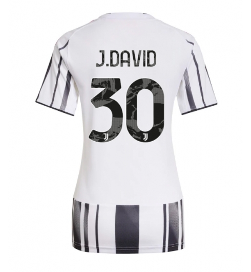 Juventus Jonathan David #30 Hjemmedrakt Dame 2025-26 Kortermet Juventus Jonathan David #30 Hjemmedrakt Dame 2025-26 Kortermet