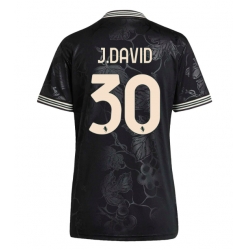Juventus Jonathan David #30 Tredjedrakt Dame 2025-26 Kortermet
