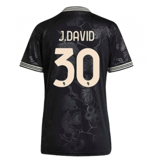 Juventus Jonathan David #30 Tredjedrakt Dame 2025-26 Kortermet