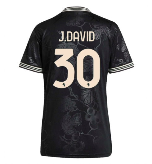 Juventus Jonathan David #30 Tredjedrakt Dame 2025-26 Kortermet Juventus Jonathan David #30 Tredjedrakt Dame 2025-26 Kortermet
