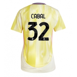 Juventus Juan Cabal #32 Bortedrakt Dame 2024-25 Kortermet