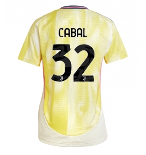 Juventus Juan Cabal #32 Bortedrakt Dame 2024-25 Kortermet