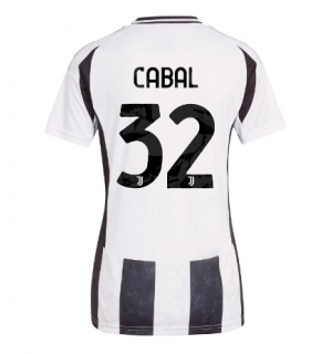 Juventus Juan Cabal #32 Hjemmedrakt Dame 2024-25 Kortermet