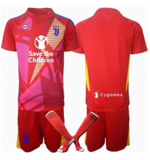 Juventus Keeper Hjemmedraktsett Barn 2024-25 Kortermet (+ Korte bukser)