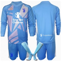Juventus Keeper Tredjedraktsett Barn 2024-25 Langermet (+ Korte bukser)