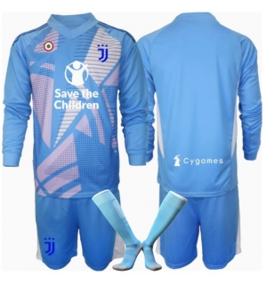 Juventus Keeper Tredjedraktsett Barn 2024-25 Langermet (+ Korte bukser)