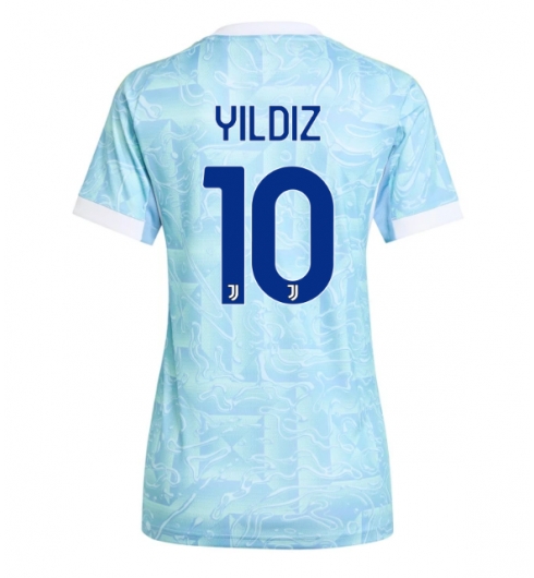 Juventus Kenan Yildiz #10 Bortedrakt Dame 2025-26 Kortermet Juventus Kenan Yildiz #10 Bortedrakt Dame 2025-26 Kortermet