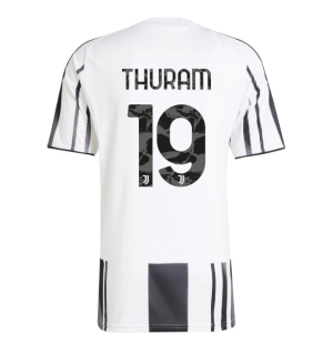 Juventus Khephren Thuram #19 Hjemmedrakt 2025-26 Kortermet