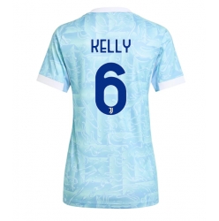 Juventus Lloyd Kelly #6 Bortedrakt Dame 2025-26 Kortermet