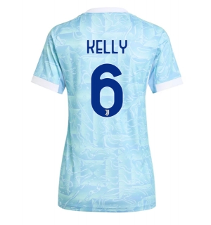 Juventus Lloyd Kelly #6 Bortedrakt Dame 2025-26 Kortermet