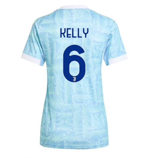 Juventus Lloyd Kelly #6 Bortedrakt Dame 2025-26 Kortermet Juventus Lloyd Kelly #6 Bortedrakt Dame 2025-26 Kortermet