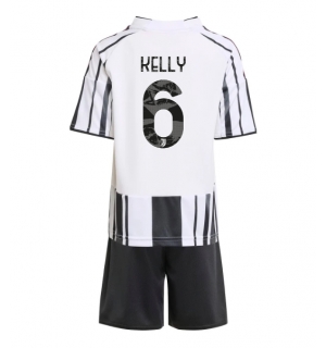 Juventus Lloyd Kelly #6 Hjemmedraktsett Barn 2025-26 Kortermet (+ Korte bukser)