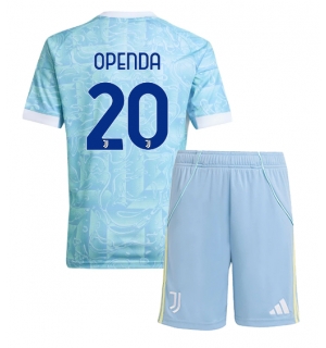Juventus Lois Openda #20 Bortedraktsett Barn 2025-26 Kortermet (+ Korte bukser)
