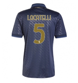 Juventus Manuel Locatelli #5 Tredjedrakt 2024-25 Kortermet