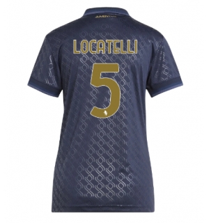 Juventus Manuel Locatelli #5 Tredjedrakt Dame 2024-25 Kortermet