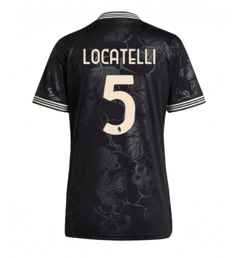 Juventus Manuel Locatelli #5 Tredjedrakt Dame 2025-26 Kortermet Juventus Manuel Locatelli #5 Tredjedrakt Dame 2025-26 Kortermet