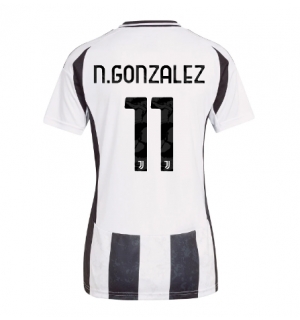 Juventus Nicolas Gonzalez #11 Hjemmedrakt Dame 2024-25 Kortermet