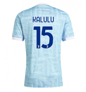 Juventus Pierre Kalulu #15 Bortedrakt 2025-26 Kortermet