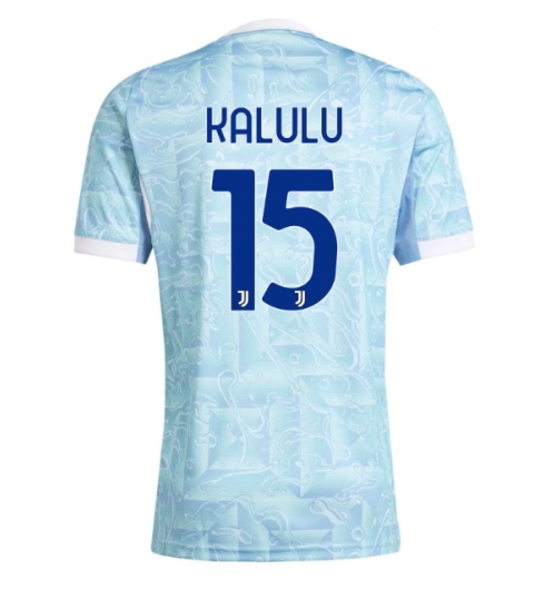 Juventus Pierre Kalulu #15 Bortedrakt 2025-26 Kortermet Juventus Pierre Kalulu #15 Bortedrakt 2025-26 Kortermet